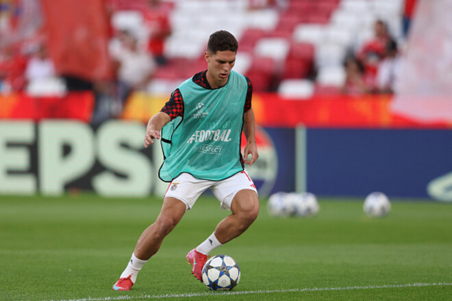 ВИДЕО. Судаков отдал ассист на 6-й минуте матча Лиги чемпионов за Бенфику