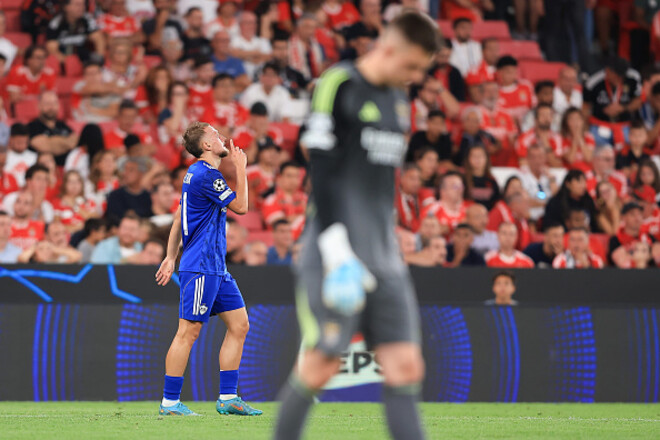 Стали відомі оцінки Кащука, Судакова та Трубіна за матч Бенфіка – Карабах