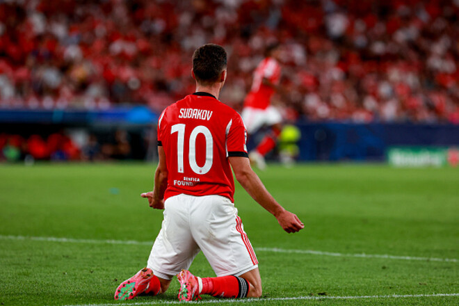 УЄФА «вкрав» у Судакова асист у матчі Ліги чемпіонів Бенфіка – Карабах