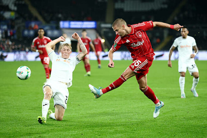 Один з найгірших? Відома оцінка Зінченка після дебютного матчу за Ноттінгем