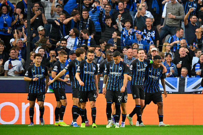 ФОТО. Брюгге громить Монако після першого тайму. Травма Міньоле