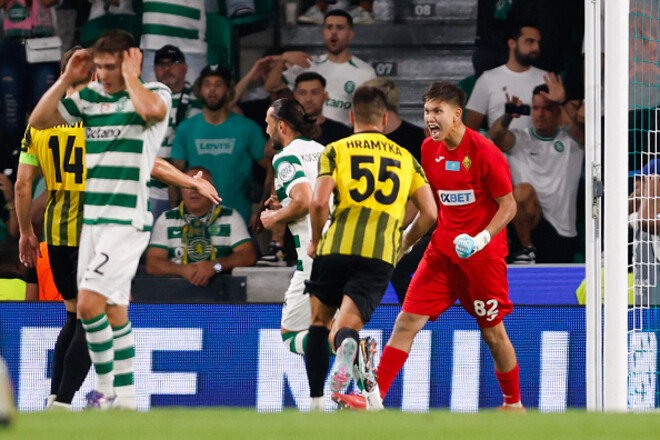 ВИДЕО 18-летний голкипер Кайрата отбил пенальти в матче ЛЧ против Спортинга