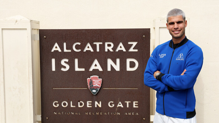 ВІДЕО. Перша ракетка світу Алькарас відвідав в'язницю Алькатрас