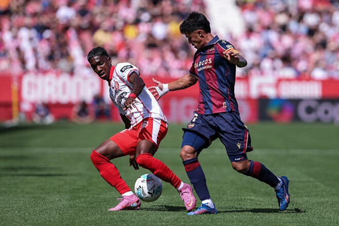 ВІДЕО. Жирона залишилася вдев'ятьох і пропустила гол проти Леванте