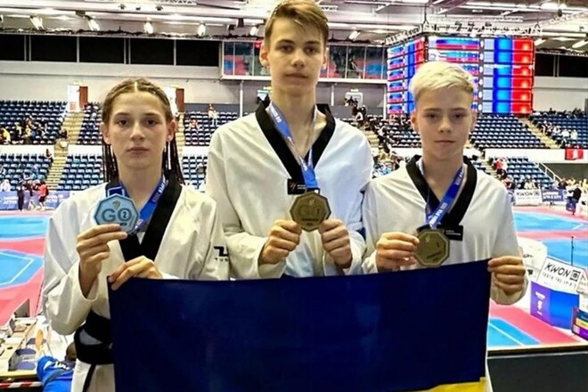 Юные украинцы взяли 6 медалей на соревнованиях по тхэквондо в Гамбурге