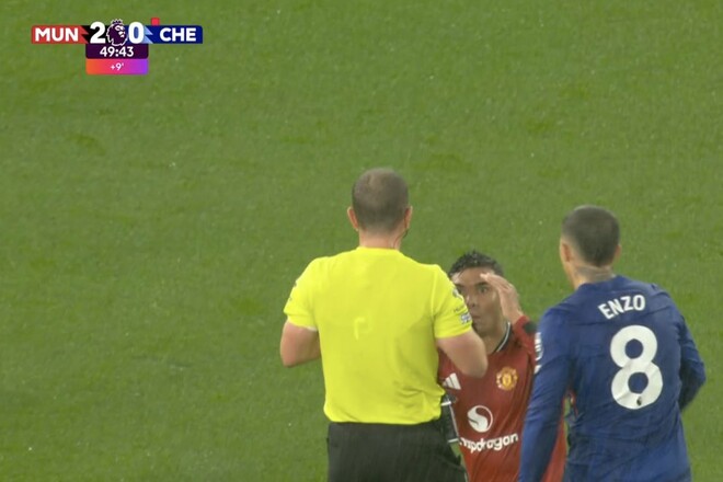 ВИДЕО. Шанс для Челси? Судья удалил Каземиро, у команд теперь по 10 игроков