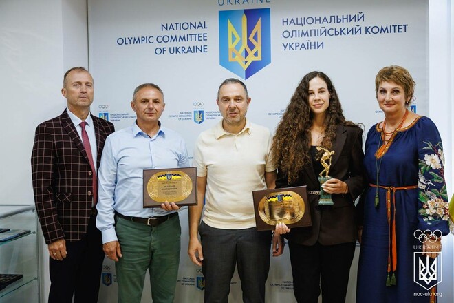ФОТО. В НОК Украины отметили лучших спортсменов августа 2025 года