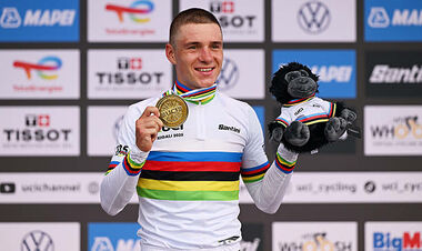 ЧМ по шоссейному велоспорту. Ремко Эвенпул выиграл индивидуальную разделку