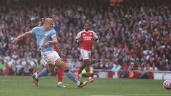 Arsenal - Manchester City - 1: 1. Fast and late goals. Video Heads and Review