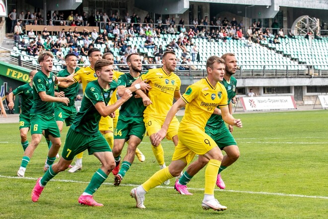 Перша ліга. Прикарпаття зіграло внічию з тернопільською Нивою