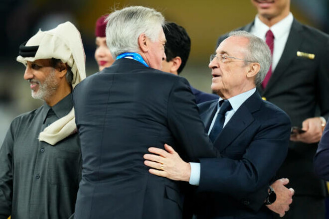 Флорентино Перес прокомментировал решение уволить Анчелотти