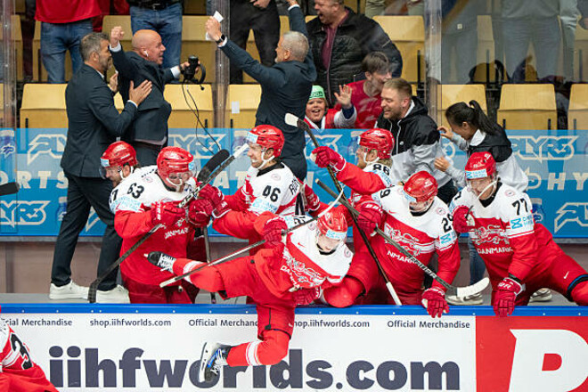 1/2 фіналу ЧС з хокею. Швейцарія – Данія. Дивитися онлайн LIVE