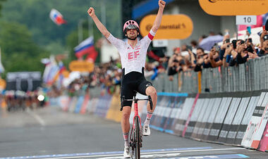 Giro d'Italia 2025. 14-й этап многодневки выиграл Каспер Асгрен