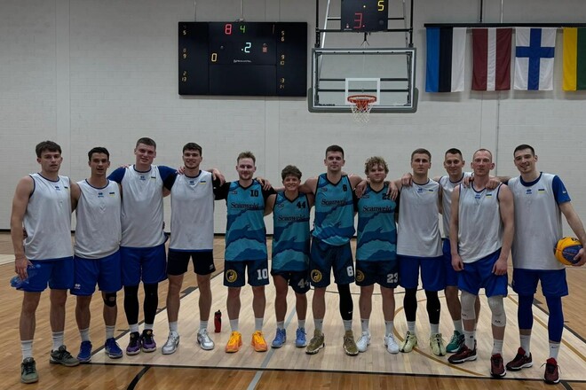 Сборная Украины по баскетболу 3х3 сыграла несколько товарищеских матчей