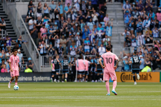 Месси забил гол, но Интер Майами потерпел сокрушительное фиаско в матче MLS