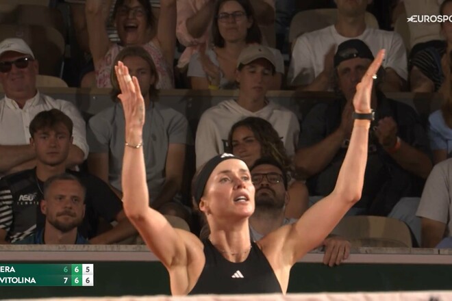 ВИДЕО. Суперудар Свитолиной с бекхэнда по линии на матчболе против Перы