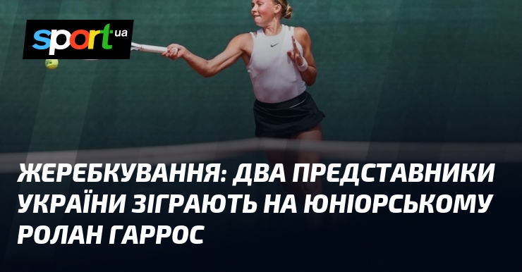 Жеребкування: два представники України зіграють на юніорському Ролан Гаррос