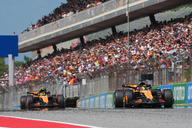 ВІДЕО. Піастрі проти Норріса. Найкращі моменти Гран-прі Іспанії