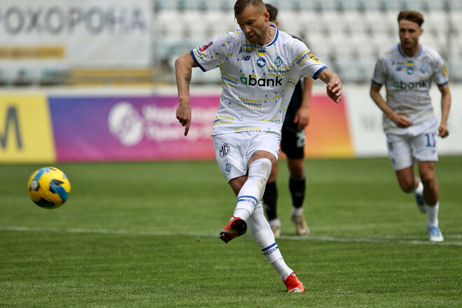 Найкращим пенальтистом УПЛ-2024/25 став Андрій Ярмоленко