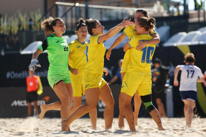 Женская сборная Украины по пляжному футболу – на 2-м месте в рейтинге