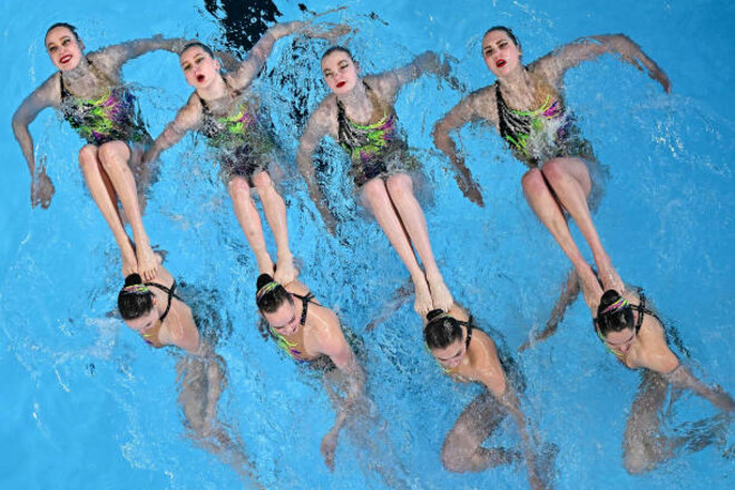 Збірна України взяла срібло на ЧЄ-2025 з артистичного плавання