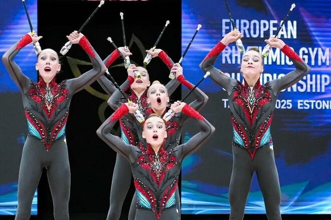 Художественная гимнастика. У украинских юниорок – золото чемпионата Европы