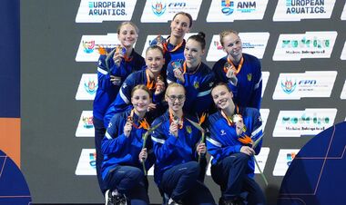 Украина выиграла вторую медаль чемпионата Европы по артистическому плаванию