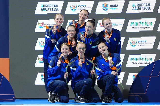 Украина выиграла вторую медаль чемпионата Европы по артистическому плаванию