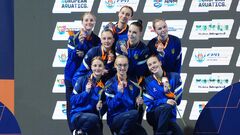 Украина выиграла вторую медаль чемпионата Европы по артистическому плаванию