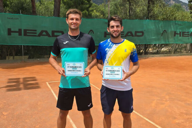 Украинец выиграл второй парный трофей в сезоне на турнире в Италии