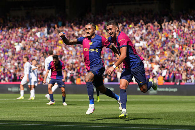 ВИДЕО. Реал посыпался. Дикая ошибка обороны: Рафинья забил четвертый Реалу