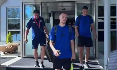 ВИДЕО. Сборная Украины U-21 выехала на игру против Испании U-21