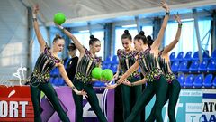 Сборная Украины завоевала вторую медаль на ЧЕ по художественной гимнастике