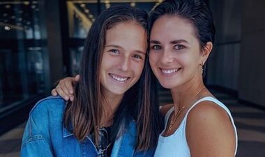 Photo. Australia's first racket officially announced its engagement