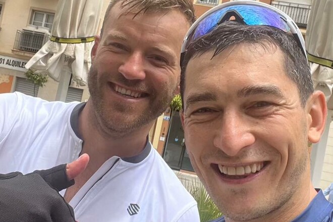 ФОТО. Ярмоленко та Степаненко разом проїхали 75 км на велосипедах