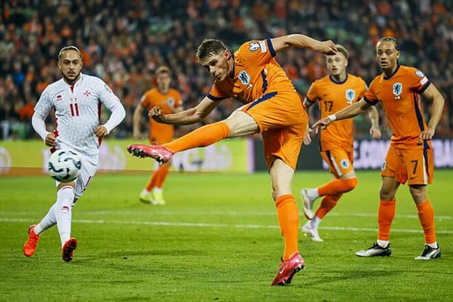 Порезвились на славу. Нидерланды отгрузили 8 мячей Мальте в квалификации ЧМ