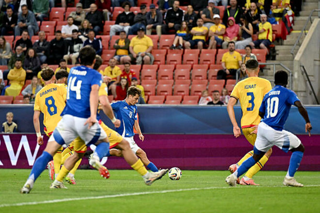 Італія U-21 – Румунія U-21 – 1:0. Як забив Бальданці. Відео гола та огляд
