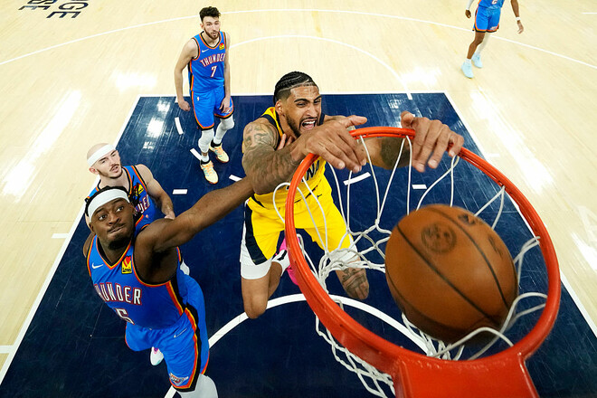 Индиана вышла вперед в финальной серии против Оклахомы-Сити