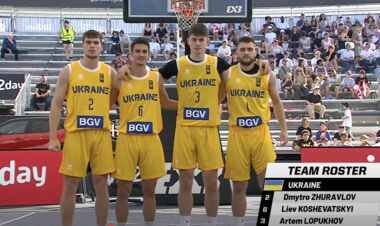 Мужская сборная Украины U-23 по баскетболу 3х3 вышла в финал Лиги наций
