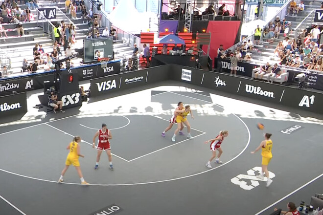 Жіноча збірна України з баскетболу 3х3 розгромила хорваток