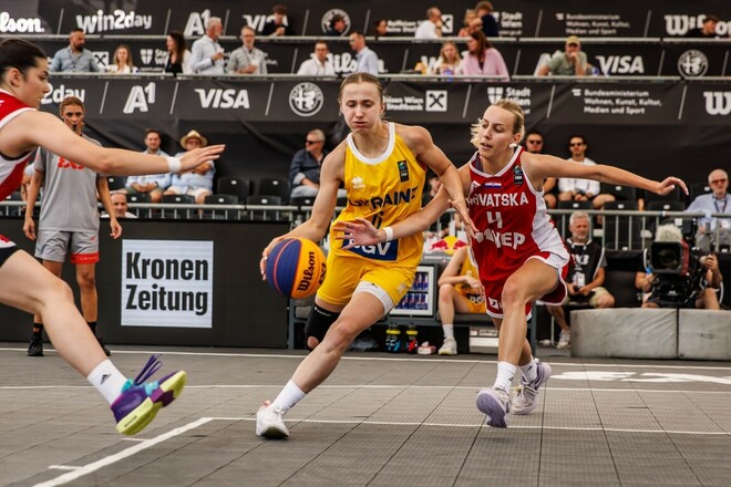 Женская сборная Украины U-23 вышла в финал Лиги наций по баскетболу 3х3