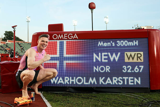 ВИДЕО. Как Вархольм установил второй в сезоне мировой рекорд на 300 м с/б