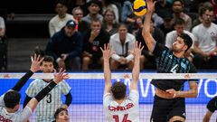 League of Nations. Argentina torn over Canada in five sets