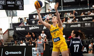 Женская сборная Украины по баскетболу 3х3 вышла в 1/4 финала Женской серии