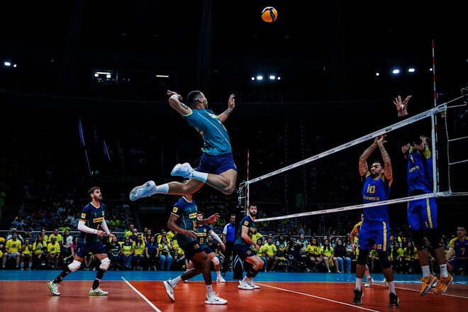 Україна – Бразилія. Ліга націй з волейболу. Дивитись онлайн. LIVE