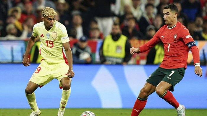 ФОТО. Ламин Ямаль эпично потроллил Роналду в Instagram