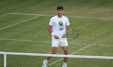 ВІДЕО. Чемпіон Ролан Гаррос 2025 провів своє перше тренування на траві
