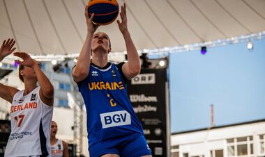 Украинка стала одной из лучших на Женской серии по баскетболу 3х3