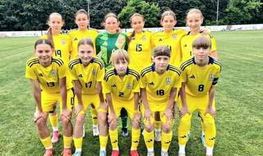 Жіноча збірна України WU-15 забила три м'ячі у ворота Надбужжя