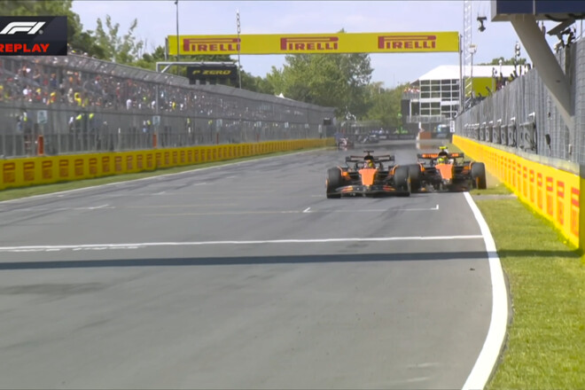ВИДЕО. Драма в конце гонки Ф-1. Авария Норриса и Пиастри
